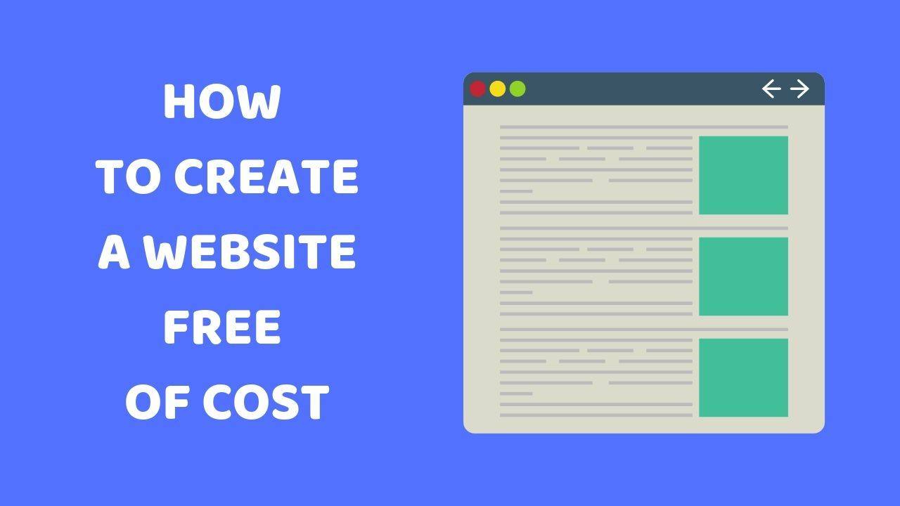 How To Create A Website Cheap