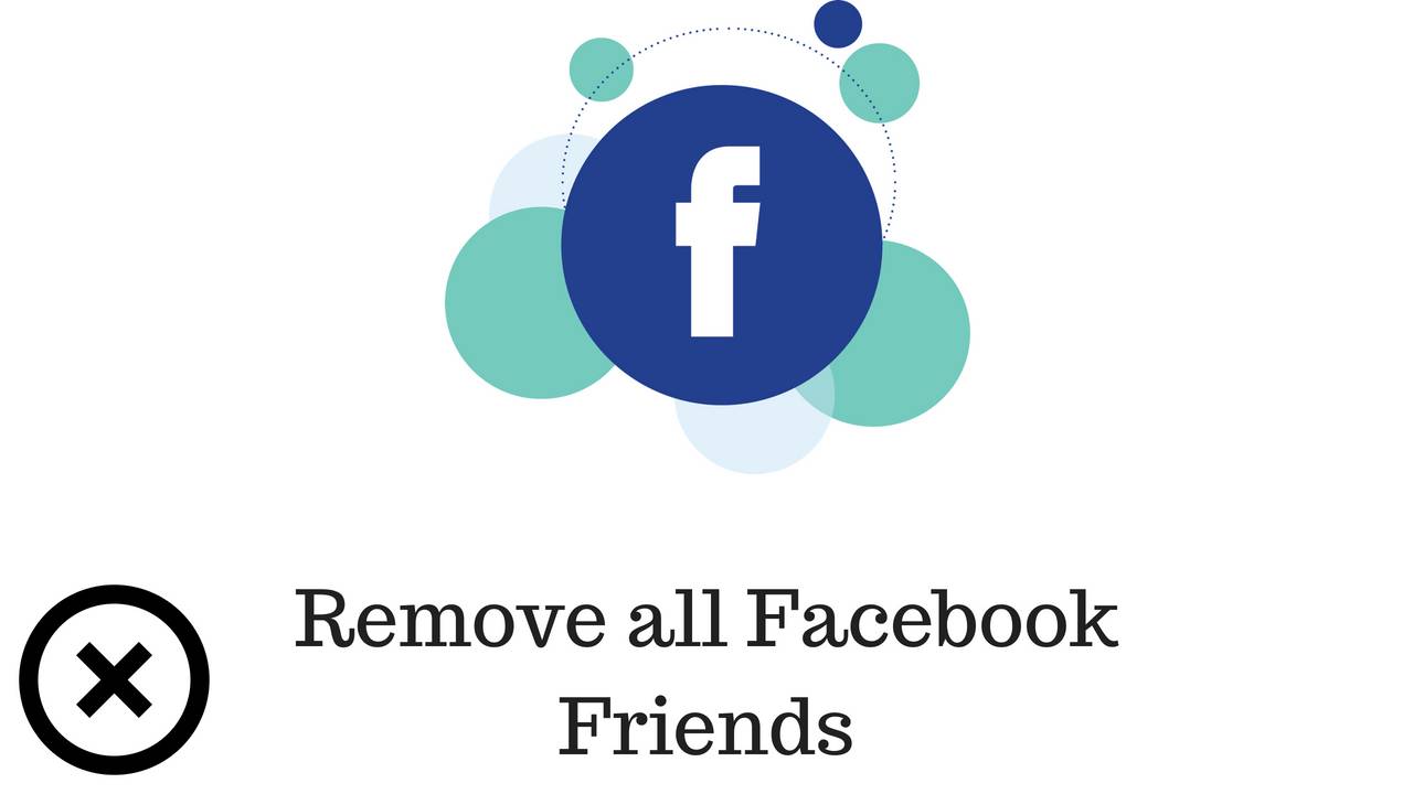 How to remove all friends from facebook at once