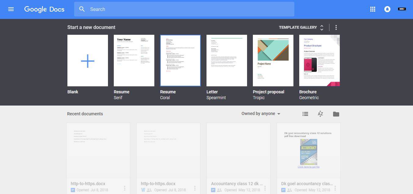 How to create a folder in google docs