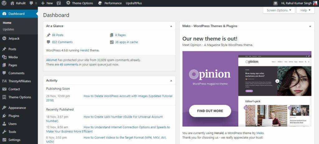How to Change Site title in WordPress
