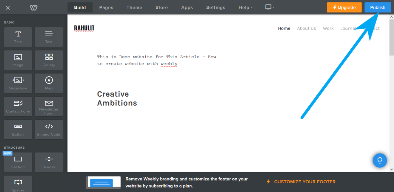 How to create a website with weebly tutorial for beginners hubsadda